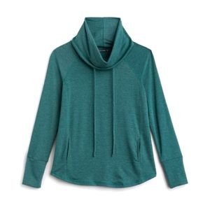 Cowl neck knit top
